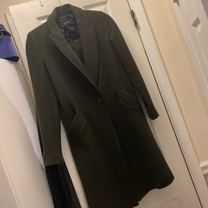 Zara green coat